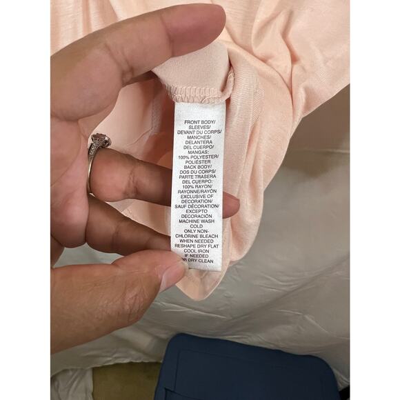 NWT Loft Pink Women's Blouse Size Large - Picture 4 of 4